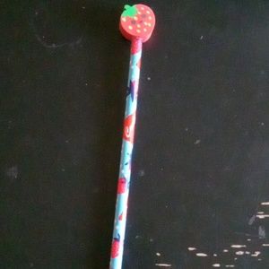 A strawberry scented pencil.